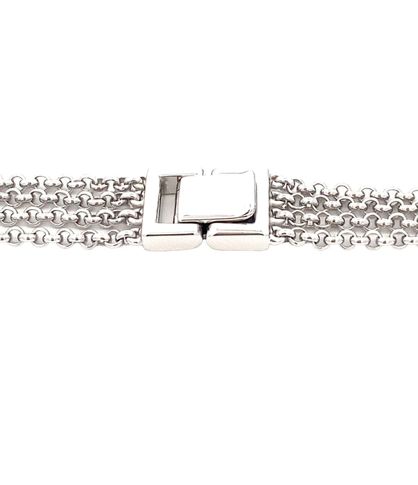 TASAKI K14WG ダイヤモンド ブレスレット