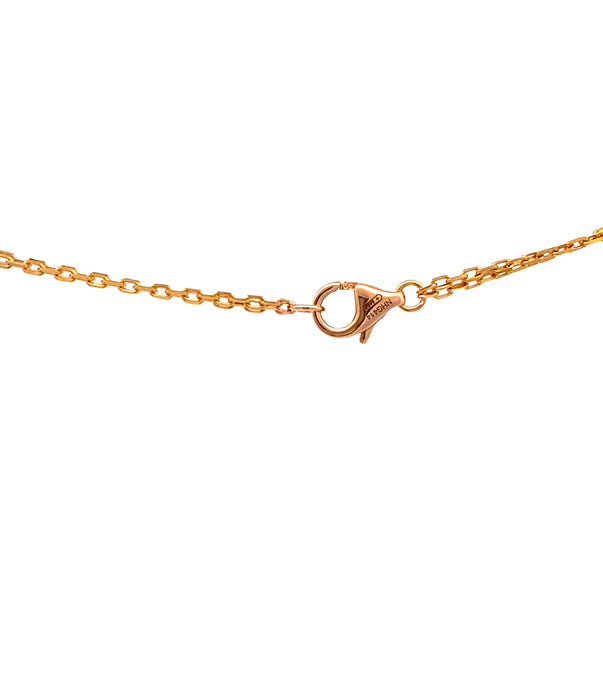 Cartier K18PG ダイヤモンド ネックレス