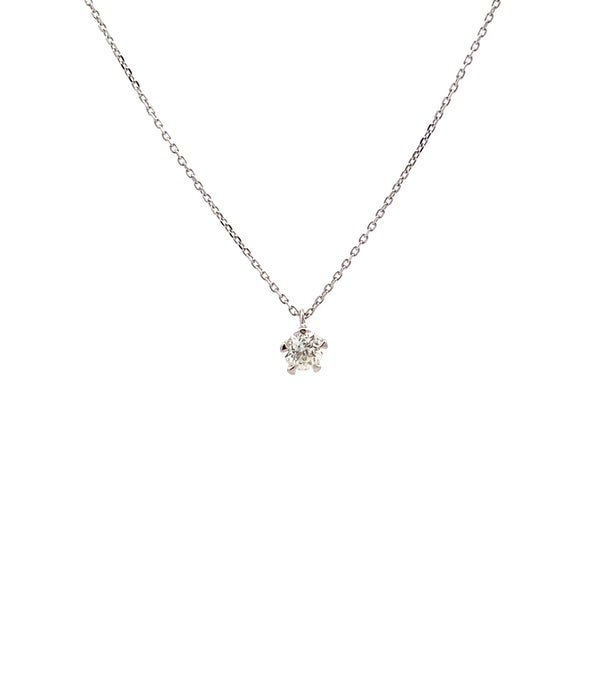 Wish upon a star K18WG ﾀﾞｲﾔﾓﾝﾄﾞ F/SI2 ネックレス