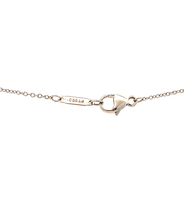 TIFFANY&Co. Pt950 ダイヤモンド ネックレス