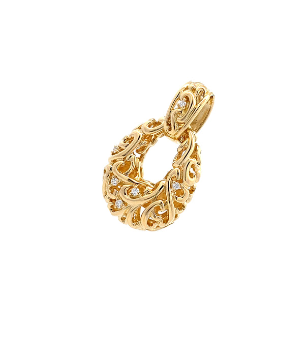 TASAKI K18 ダイヤモンド ペンダントトップ