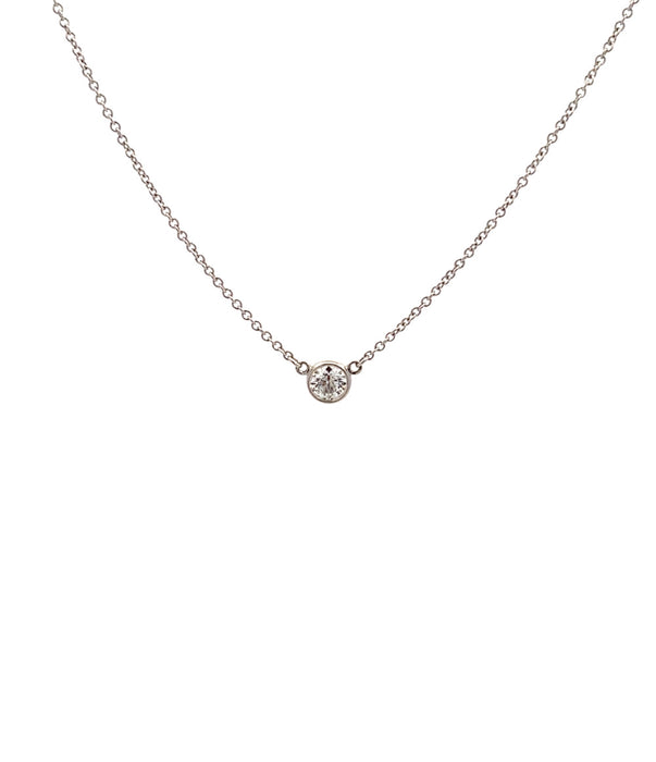 TIFFANY&Co. Pt950 ダイヤモンド ネックレス