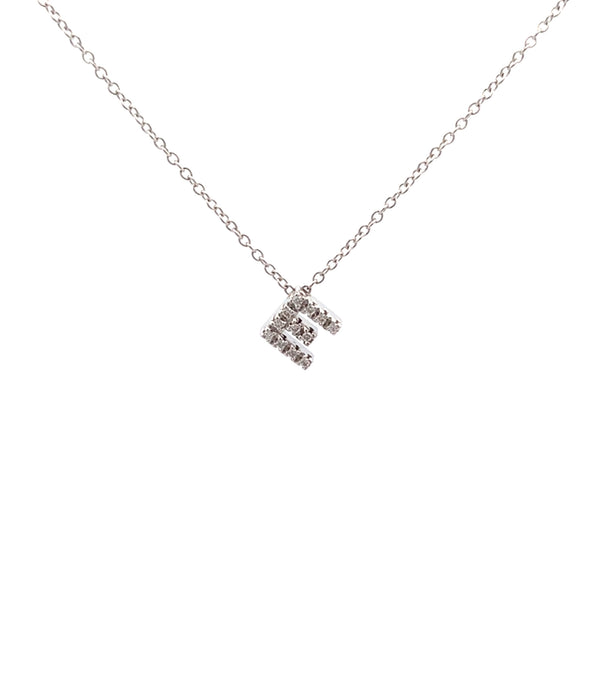 Ponte Vecchio K18WG ダイヤモンド ネックレス