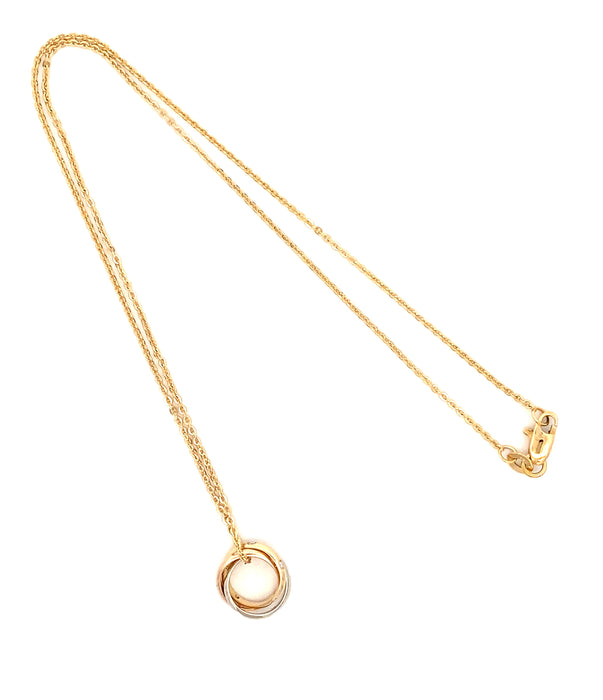 Cartier K18 K18WG ダイヤモンド ネックレス