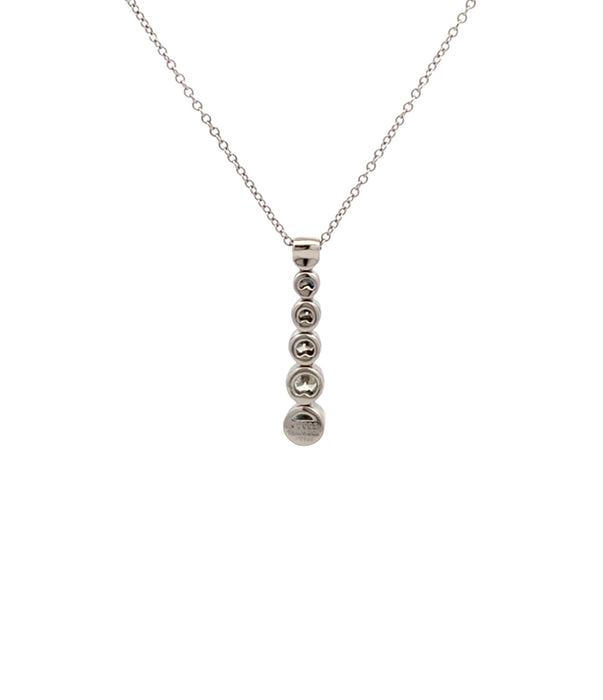 TIFFANY&Co. Pt950 ダイヤモンド ネックレス