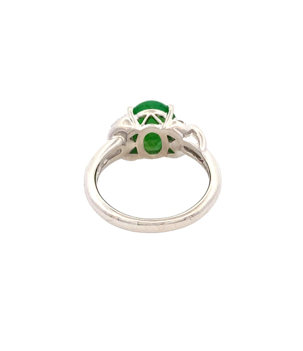 Pt900 ジェイダイト リング