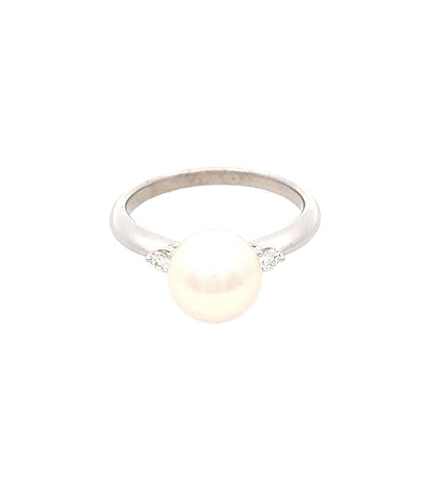 TASAKI K18WG アコヤパール リング