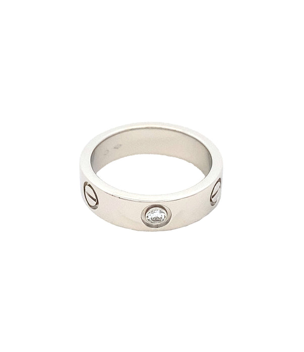Cartier Pt950 ダイヤモンド リング