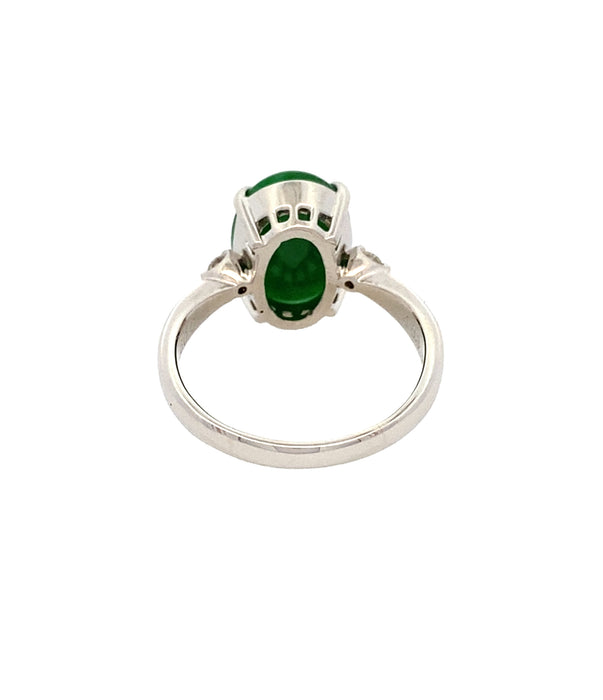 Pt900 ジェイダイト リング