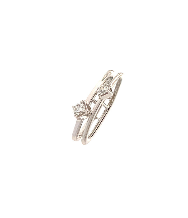 TASAKI K18WG ダイヤモンド ペンダントトップ