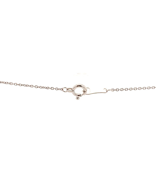 K18WG ピンクサファイア ネックレス