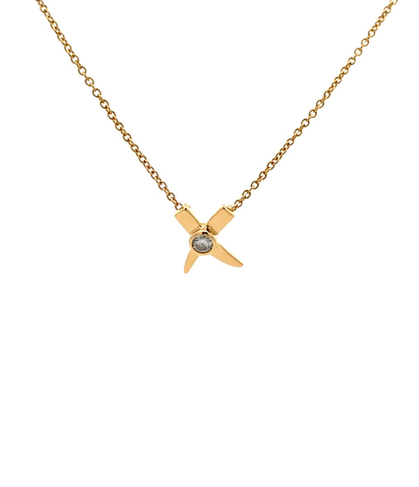 TIFFANY&Co. K18 ダイヤモンド ネックレス