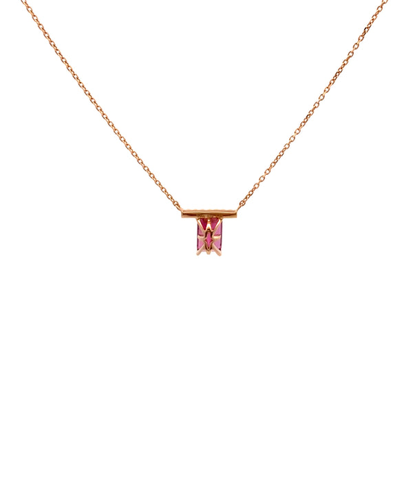 Star Jewelry K18PG ピンクトルマリン ネックレス