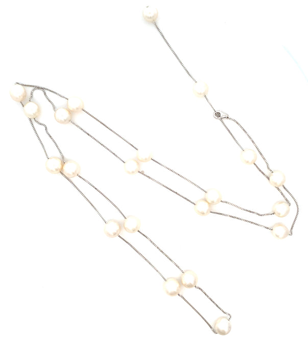 TASAKI K18WG アコヤパール ネックレス