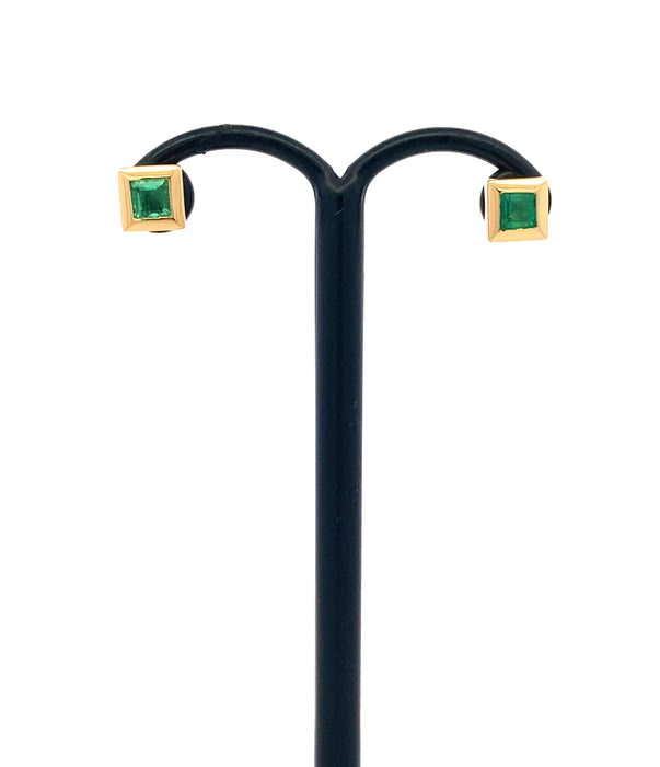 K18 エメラルド ピアス