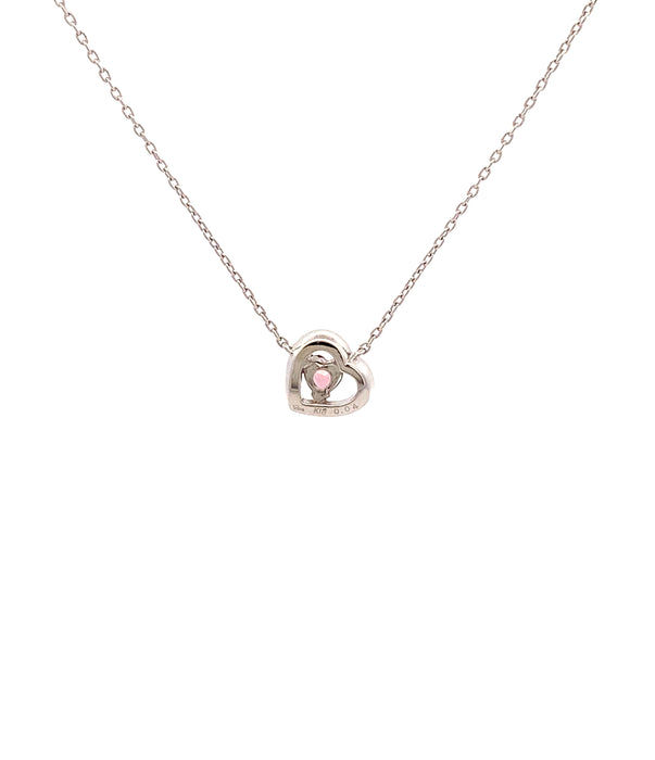 Star Jewelry K18WG ピンクトルマリン ネックレス