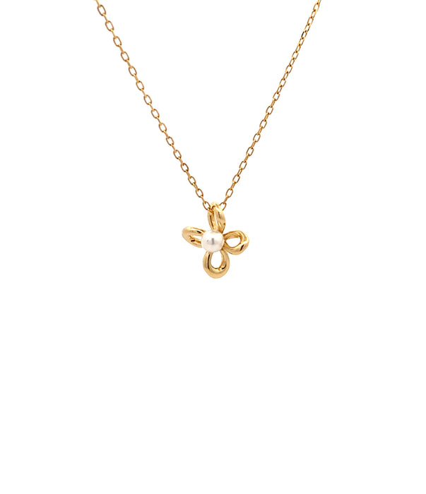 MIKIMOTO K18 アコヤパール ネックレス