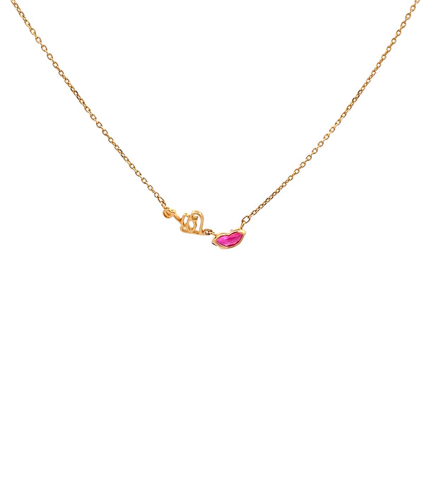 Star Jewelry K18 ルビー ネックレス