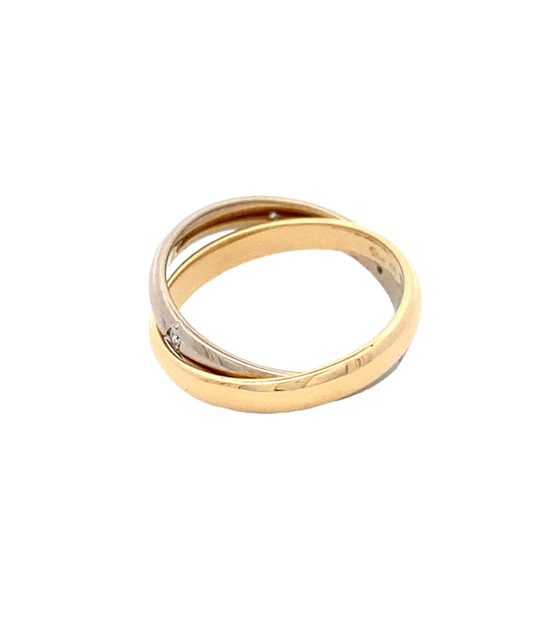 Star Jewelry K18 K18WG ダイヤモンド リング