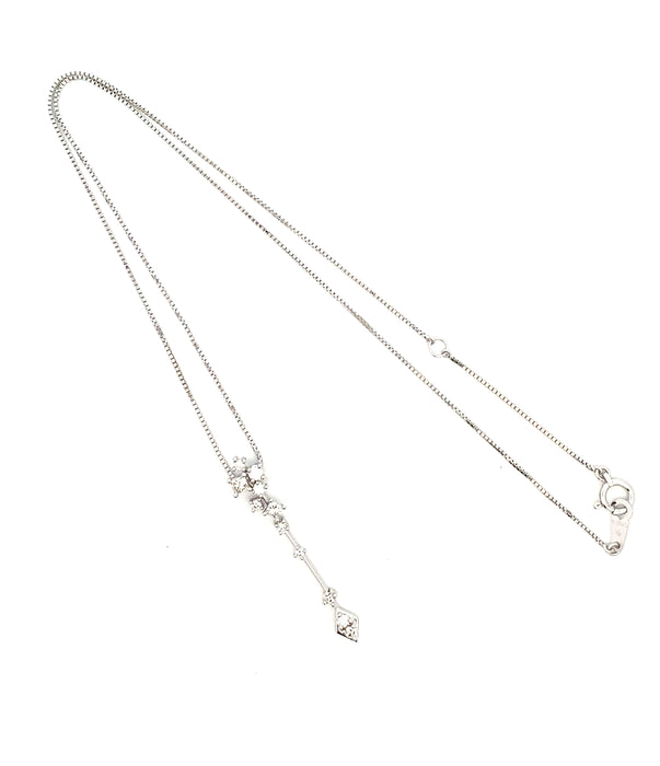 TASAKI K18WG ダイヤモンド ネックレス