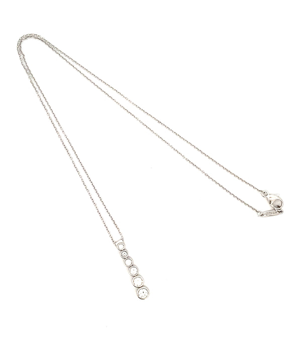 TIFFANY&Co. Pt950 ダイヤモンド ネックレス