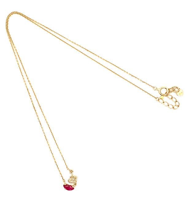 Star Jewelry K18 ルビー ネックレス