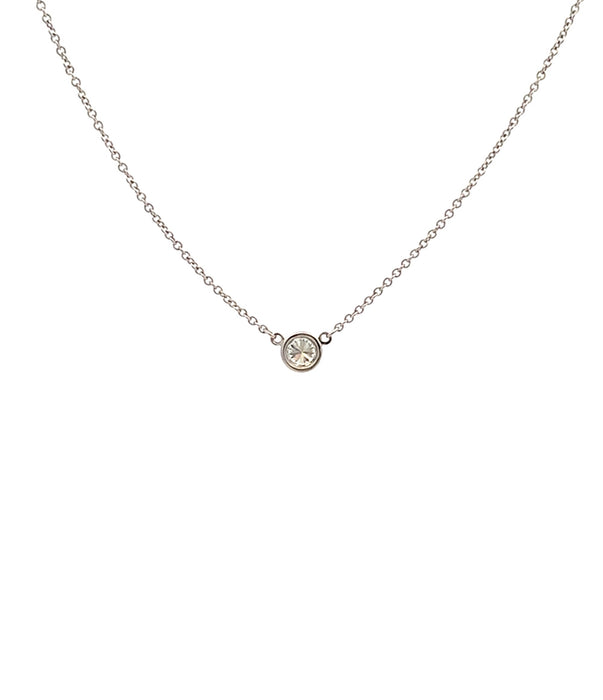 TIFFANY&Co. Pt950 ダイヤモンド ネックレス