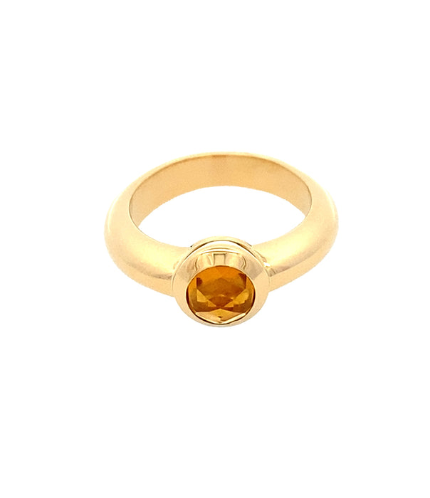 TIFFANY&Co. K18 シトリン リング