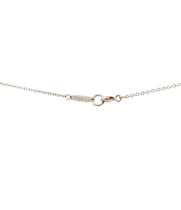 TIFFANY&Co. Pt950 ダイヤモンド ネックレス
