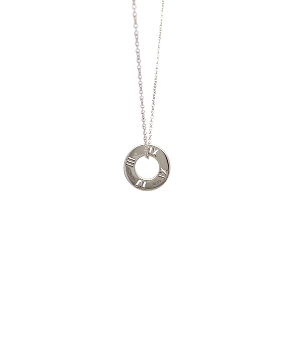 TIFFANY&Co. K18WG ダイヤモンド ネックレス