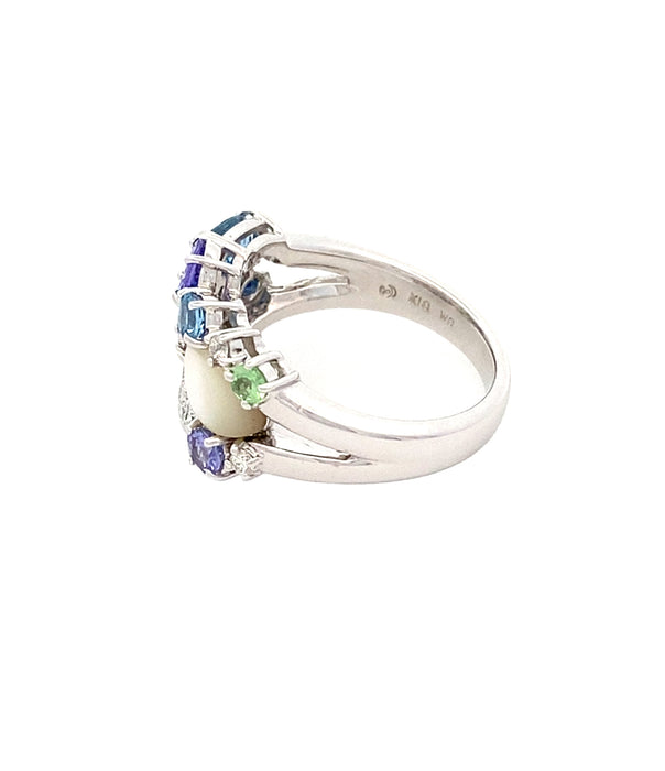 TASAKI K18WG アクアマリン リング