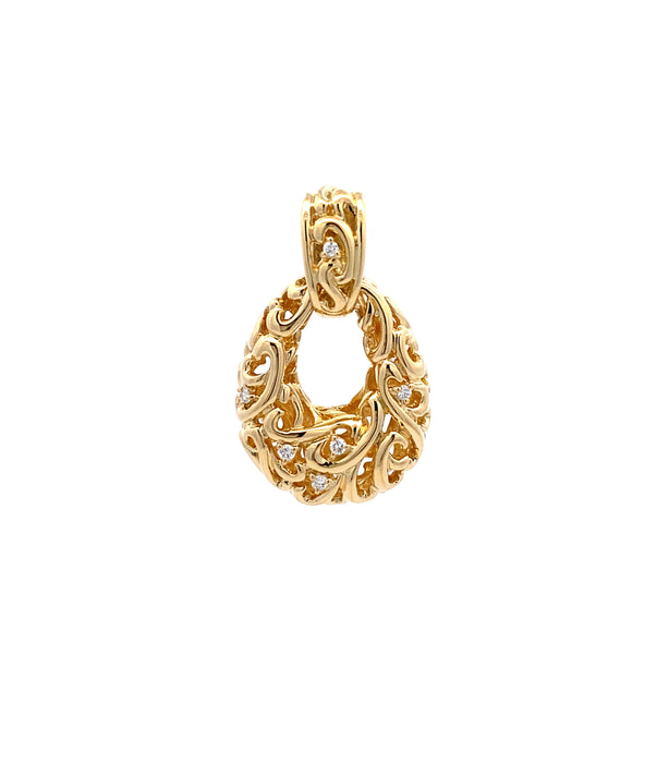 TASAKI K18 ダイヤモンド ペンダントトップ