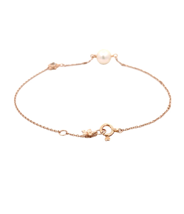 Star Jewelry K10PG アコヤパール ブレスレット