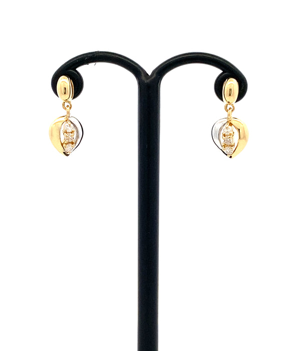 K18 K18WG ダイヤモンド ピアス