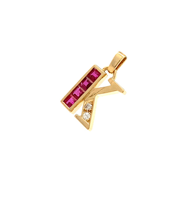 MIKIMOTO K18 ルビー ペンダントトップ