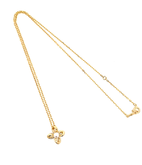 MIKIMOTO K18 アコヤパール ネックレス