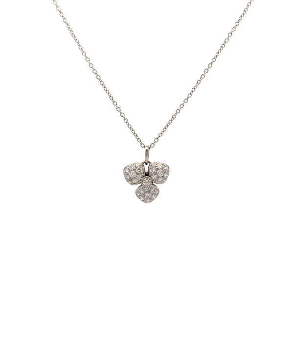 TIFFANY&Co. Pt950 ダイヤモンド ネックレス
