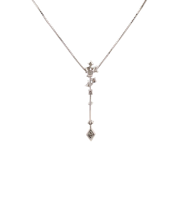 TASAKI K18WG ダイヤモンド ネックレス