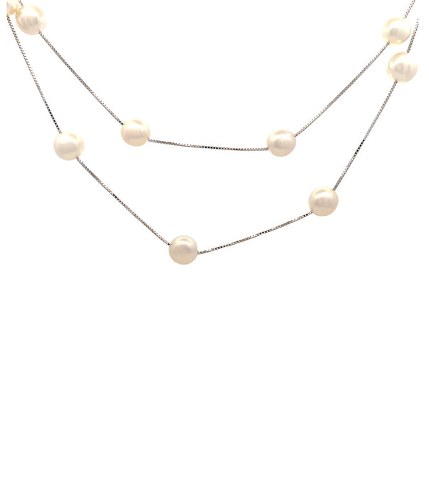TASAKI K18WG アコヤパール ネックレス