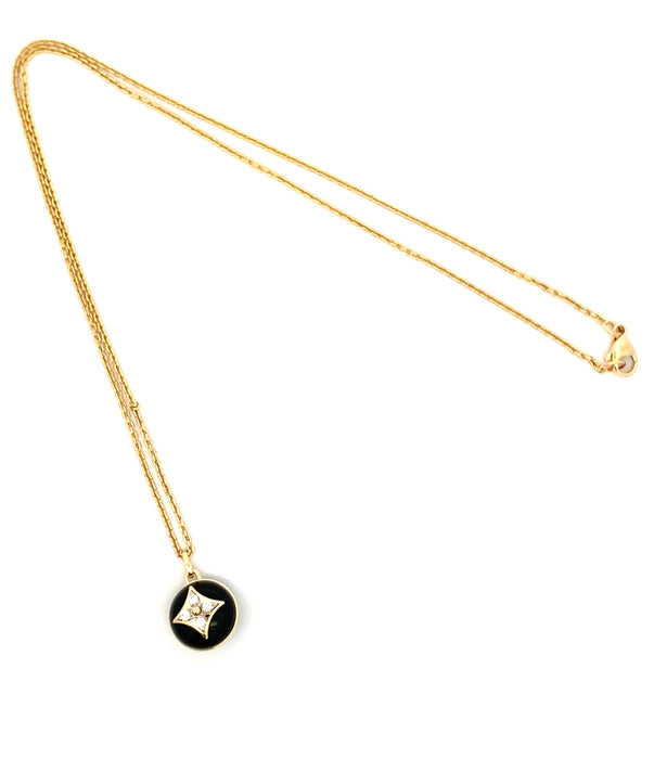 LOUIS VUITTON K18 オニキス ネックレス