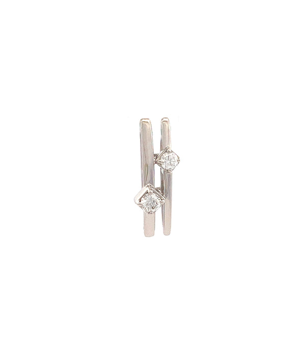 TASAKI K18WG ダイヤモンド ペンダントトップ