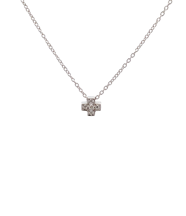 Star Jewelry K18WG ダイヤモンド ネックレス
